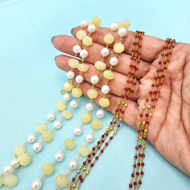 Silver Multi layer Chains