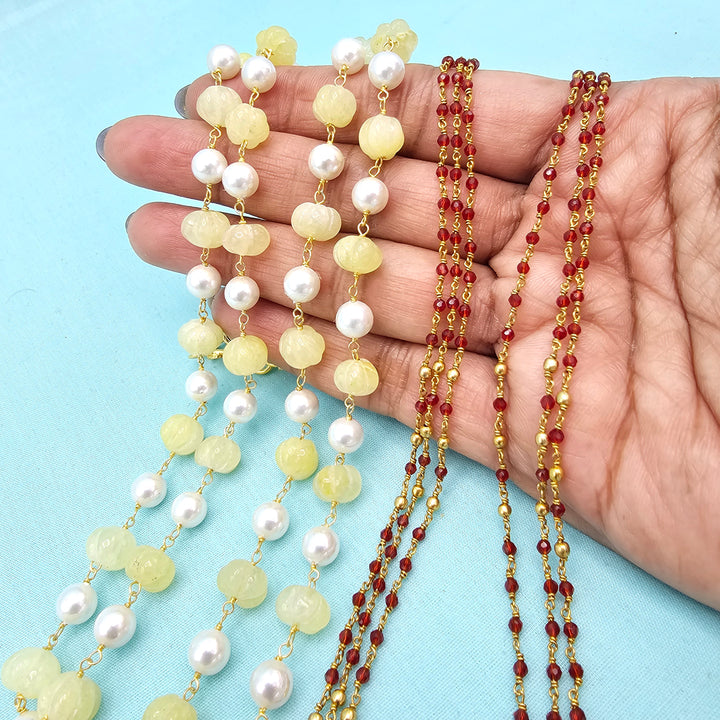 Silver Multi layer Chains