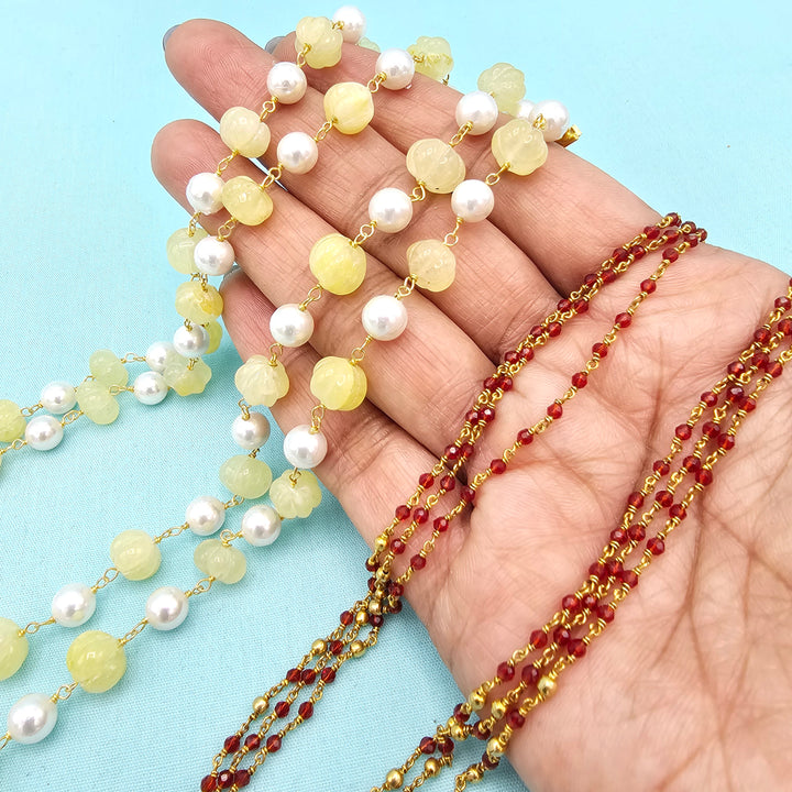 Silver Multi layer Chains