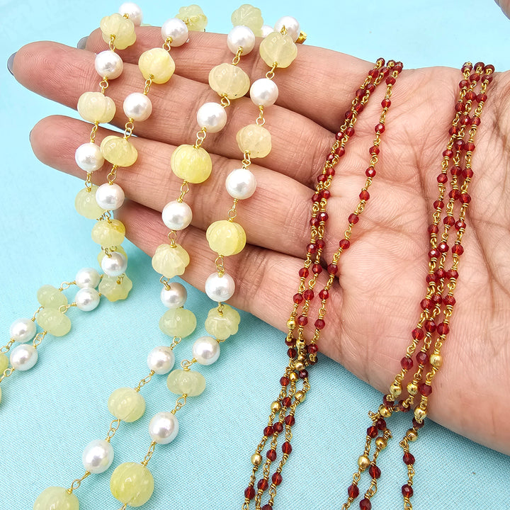 Silver Multi layer Chains