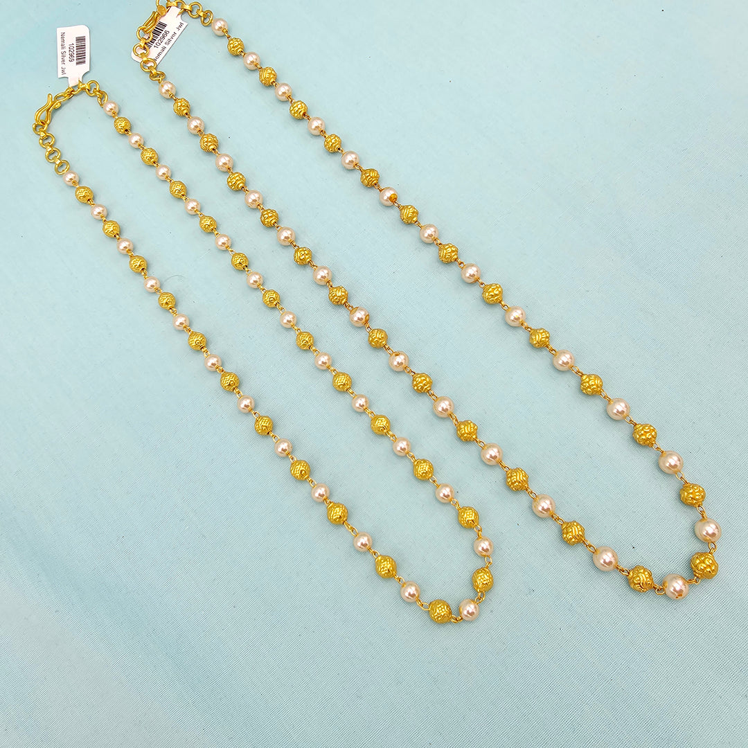 Silver Pearl Chains