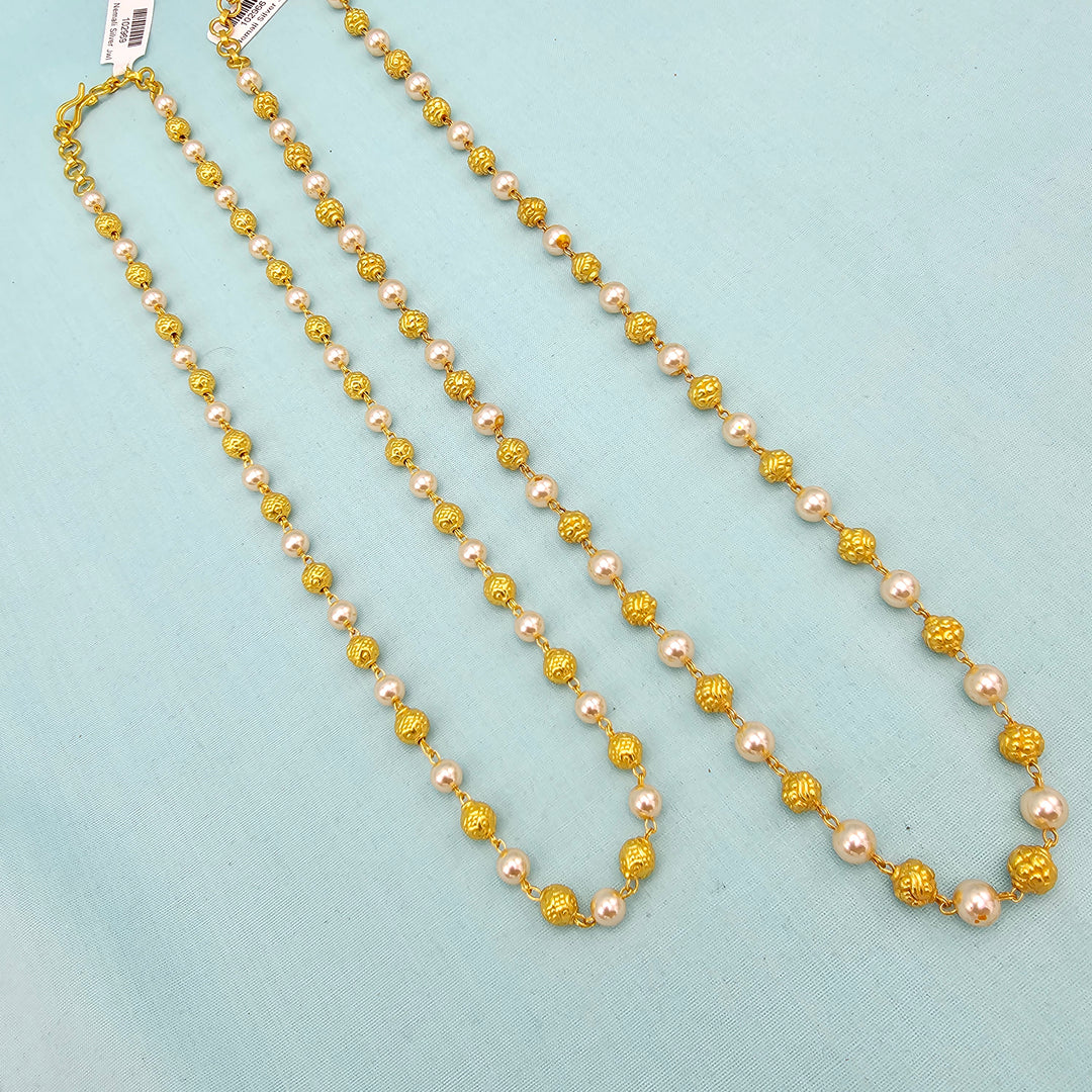 Silver Pearl Chains