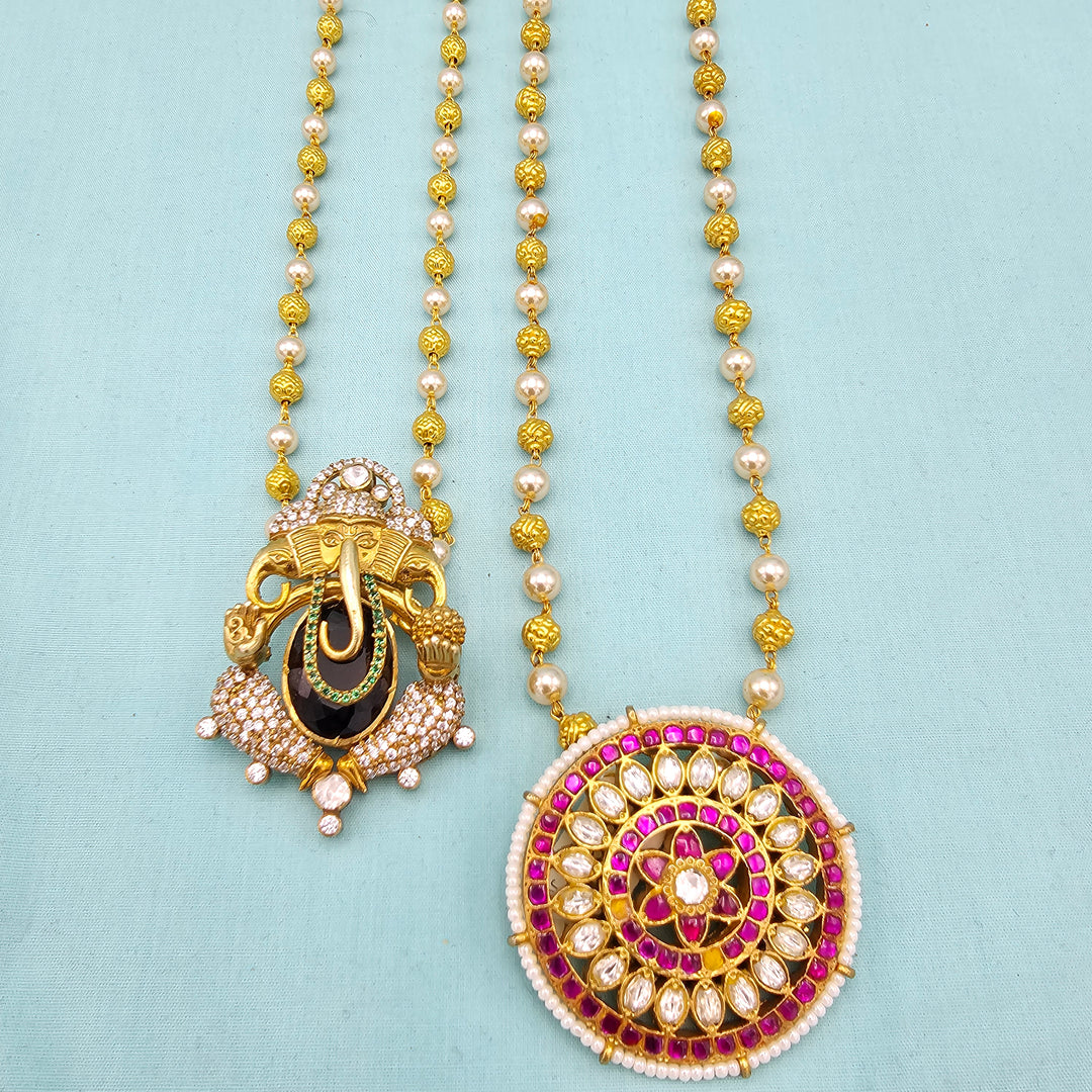 Silver Pearl Chains