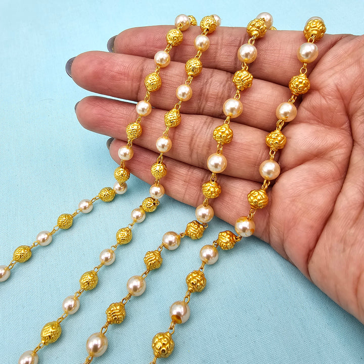 Silver Pearl Chains