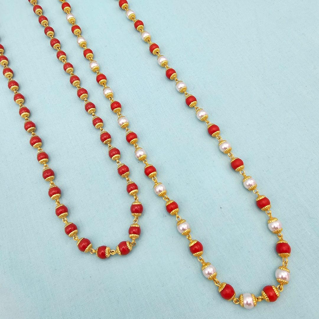 Coral Pearl Chain
