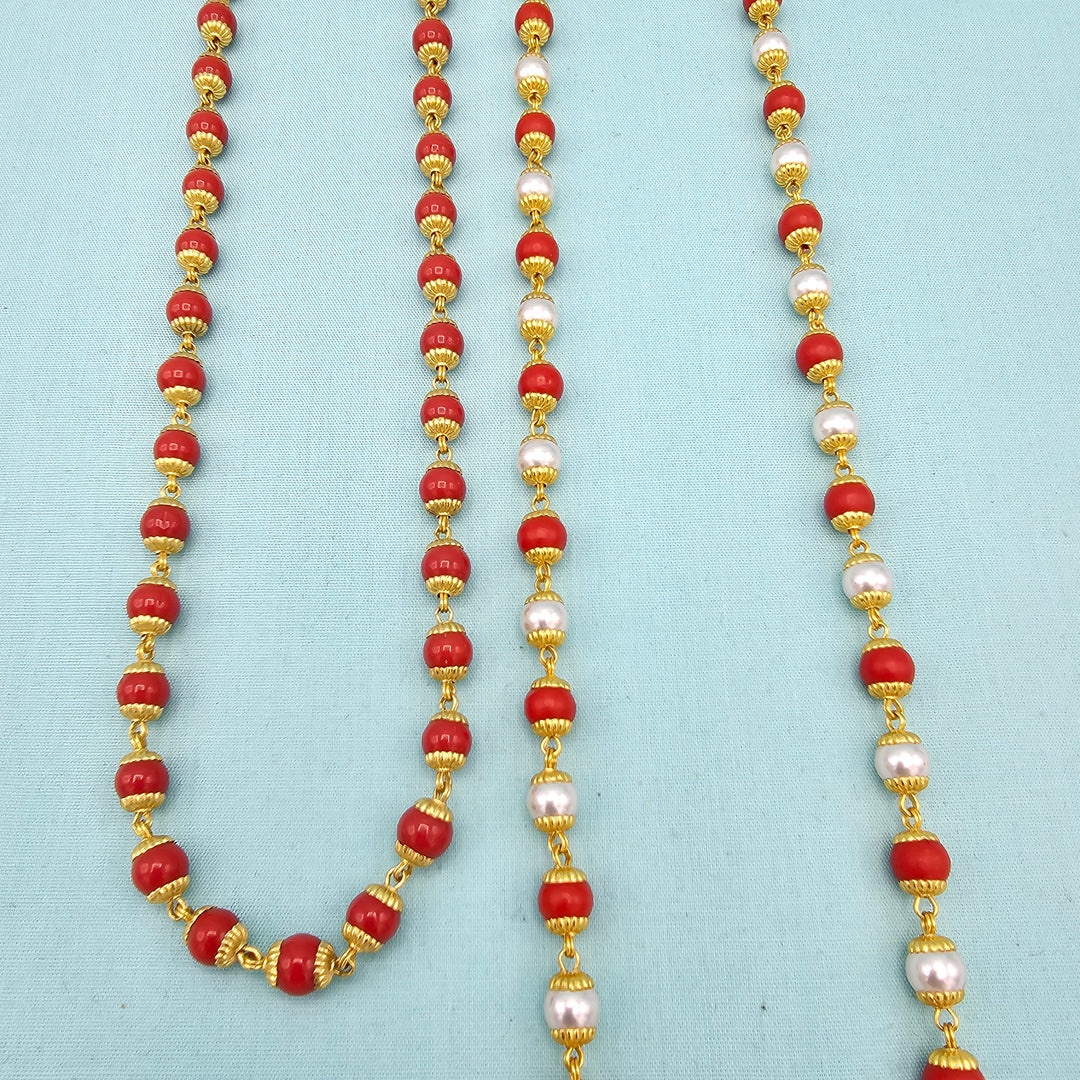 Coral Pearl Chain