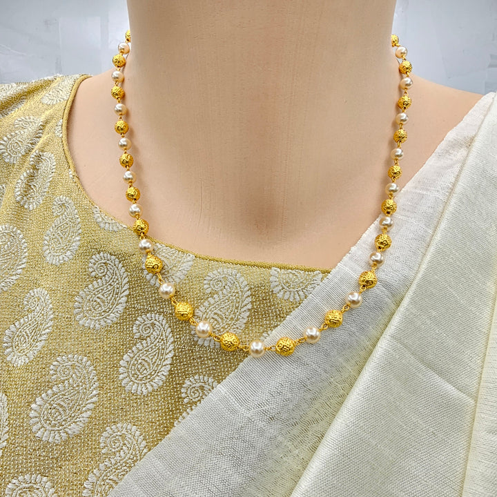 Silver Pearl Chains