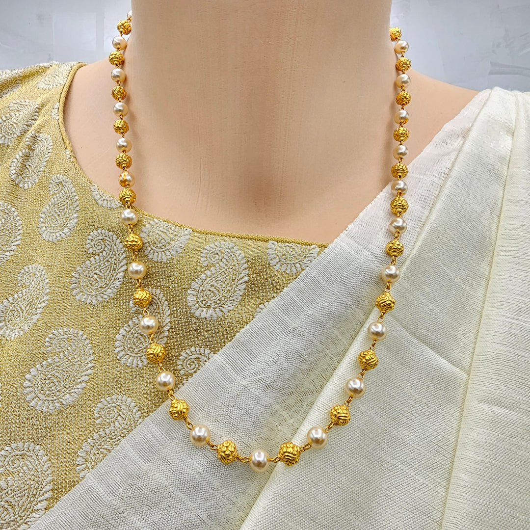 Silver Pearl Chains