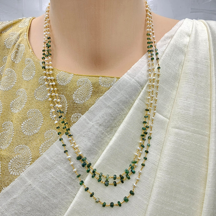 Silver Multi layer Chains