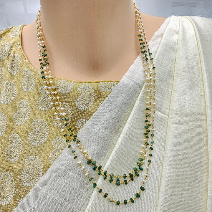 Silver Multi layer Chains