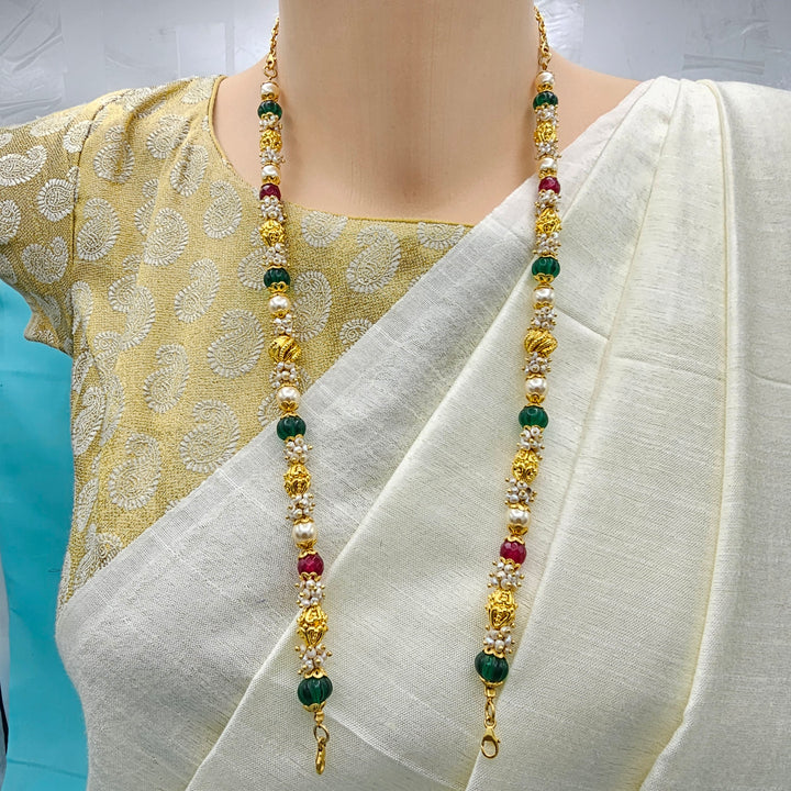 10-12mm Pearl Silver Chain