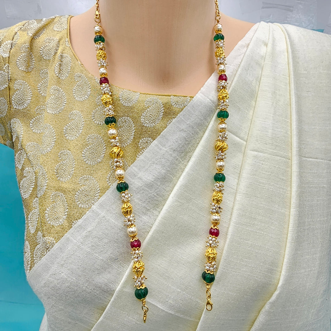 10-12mm Pearl Silver Chain