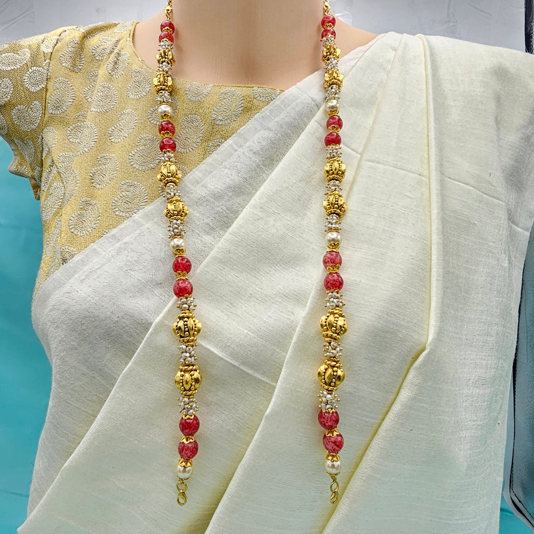 10-12mm Pearl Silver Chain