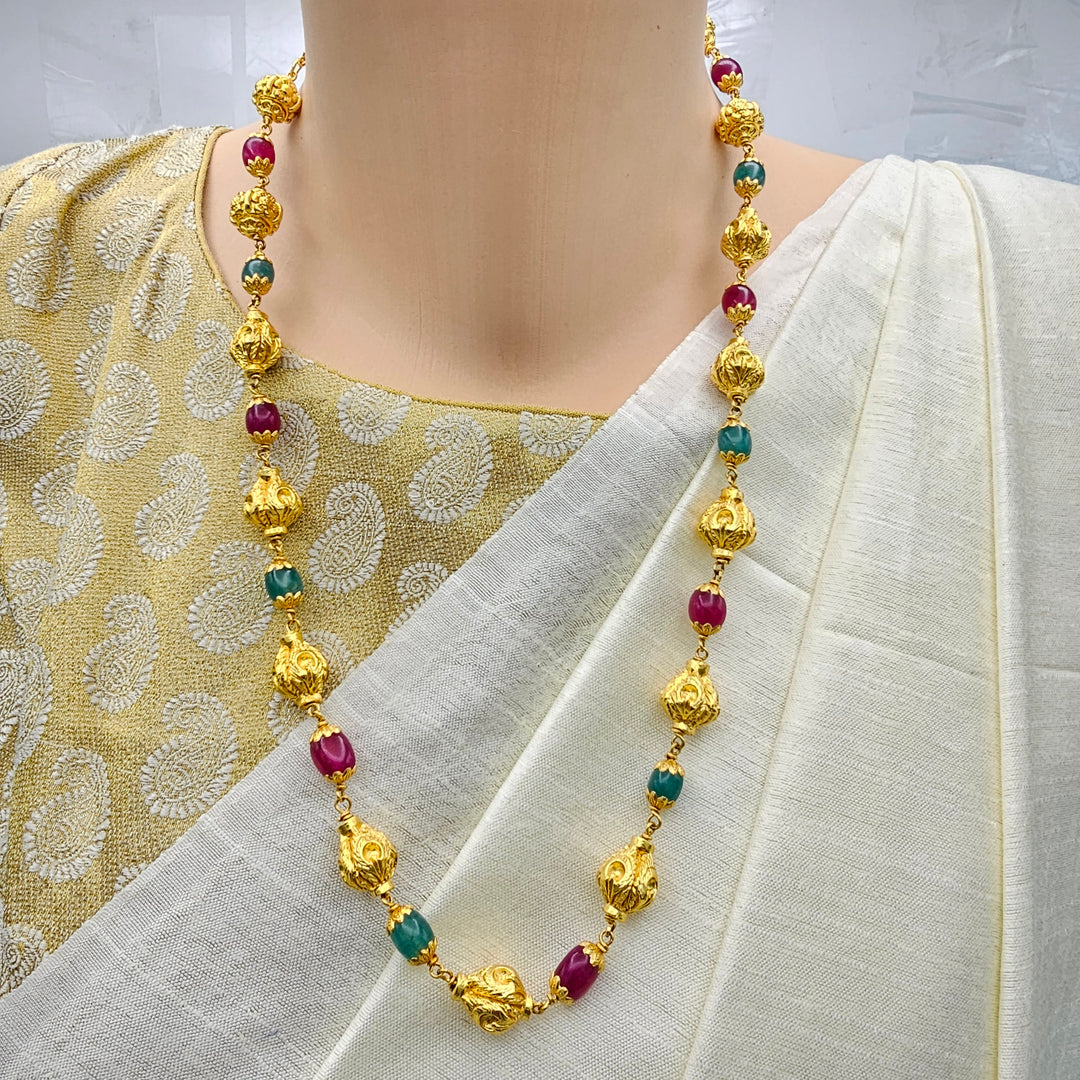 Silver Nakshi Chain