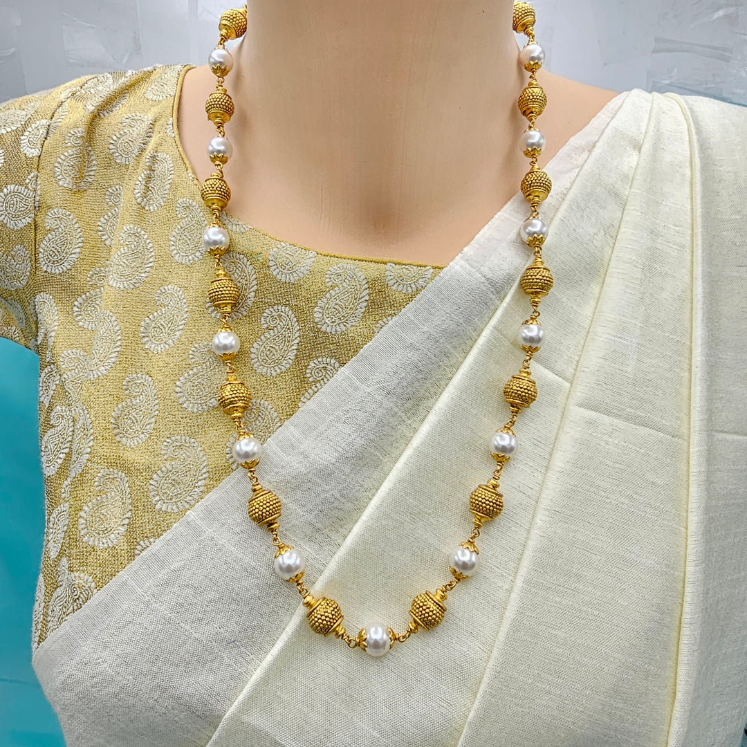 Silver Nakshi Chain