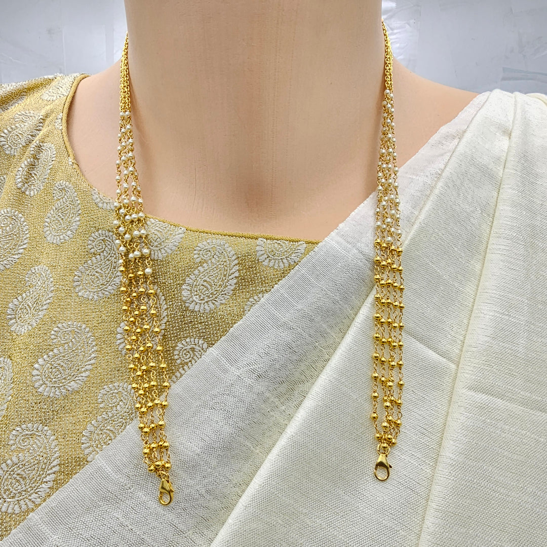 Pearl Silver Chain