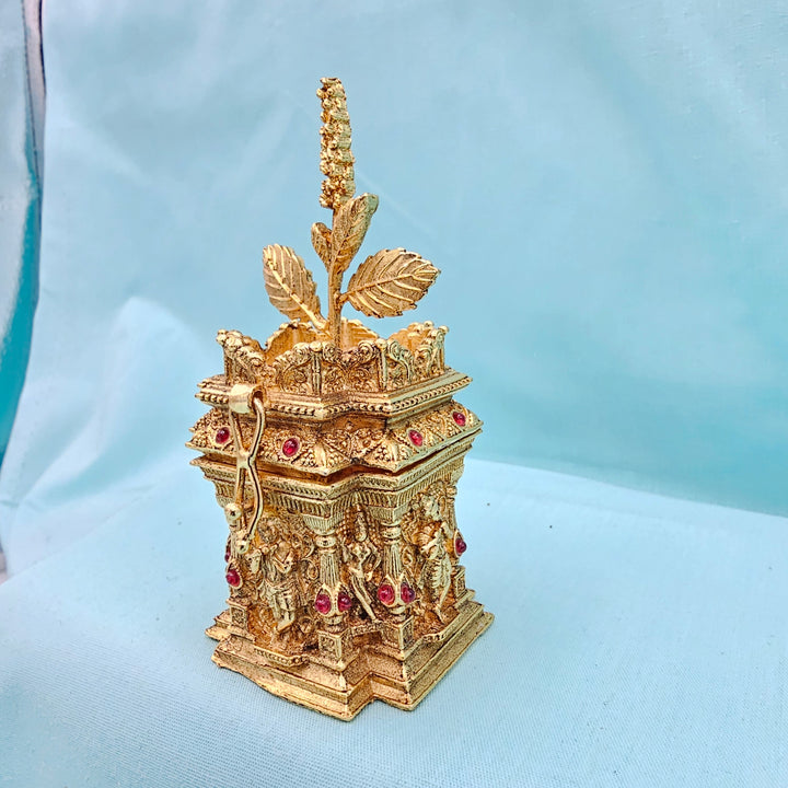Brass Kumkum Box