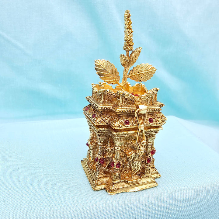 Brass Kumkum Box
