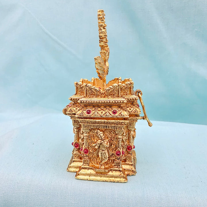 Brass Kumkum Box