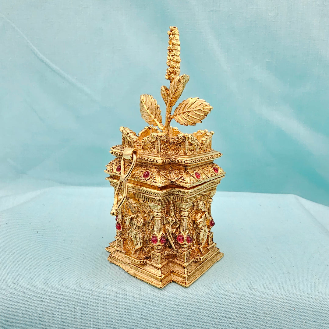 Brass Kumkum Box