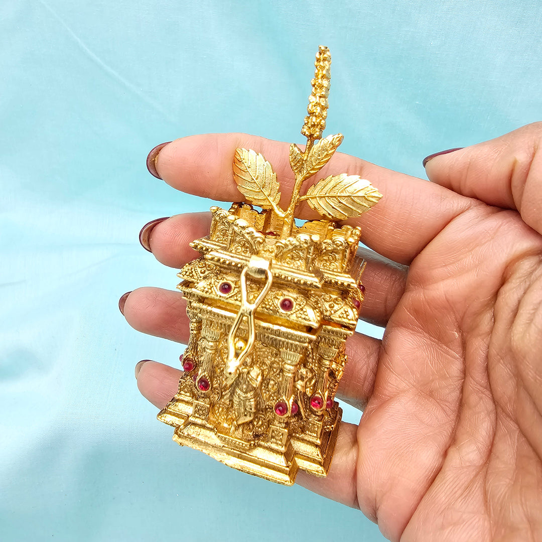 Brass Kumkum Box