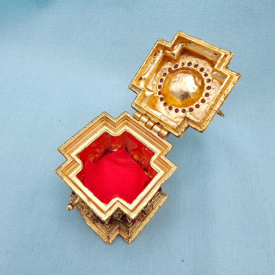 Brass Kumkum Box