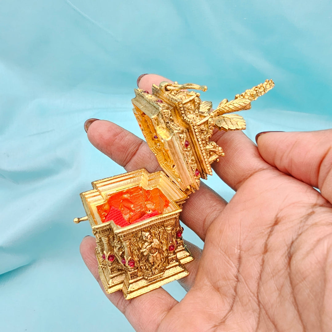 Brass Kumkum Box