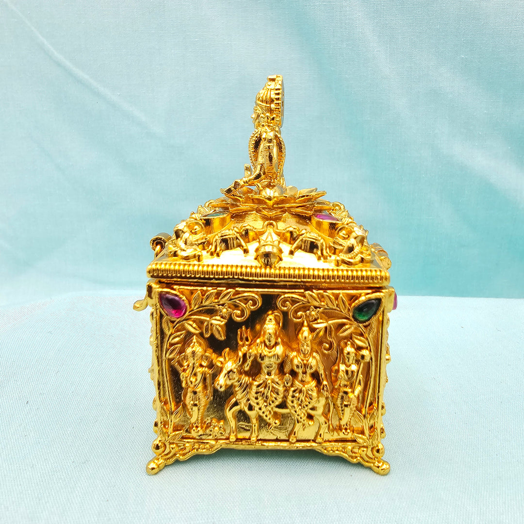 Shiva Parvathi Kumkum Box