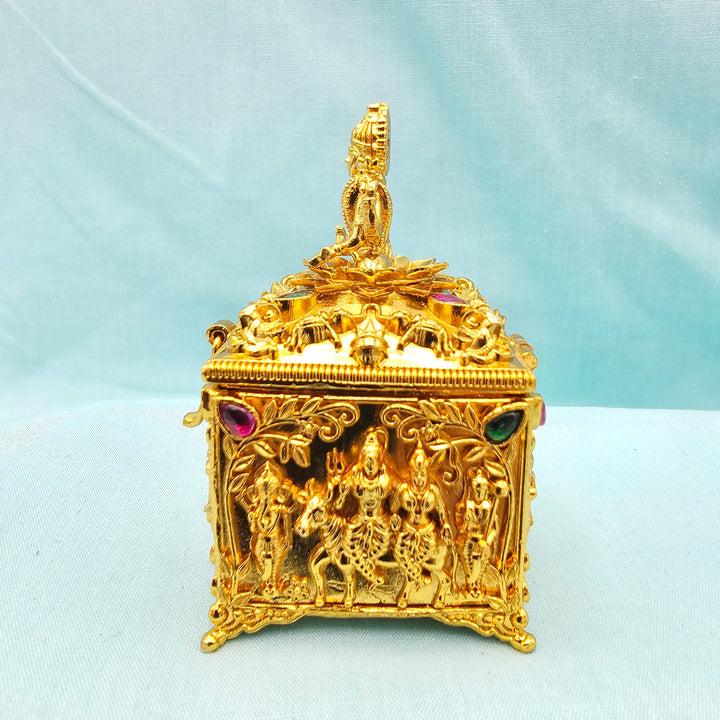 Shiva Parvathi Kumkum Box