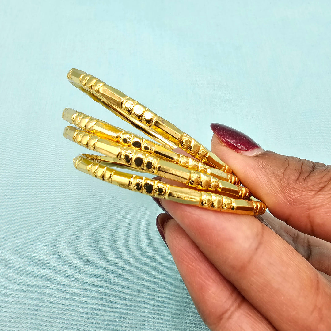 Kids Plain Bangles 4Pc