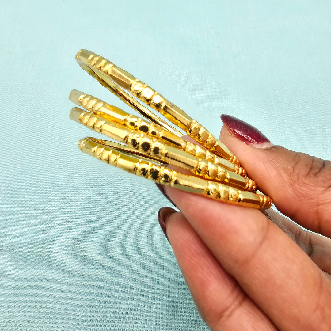 Kids Plain Bangles 4Pc