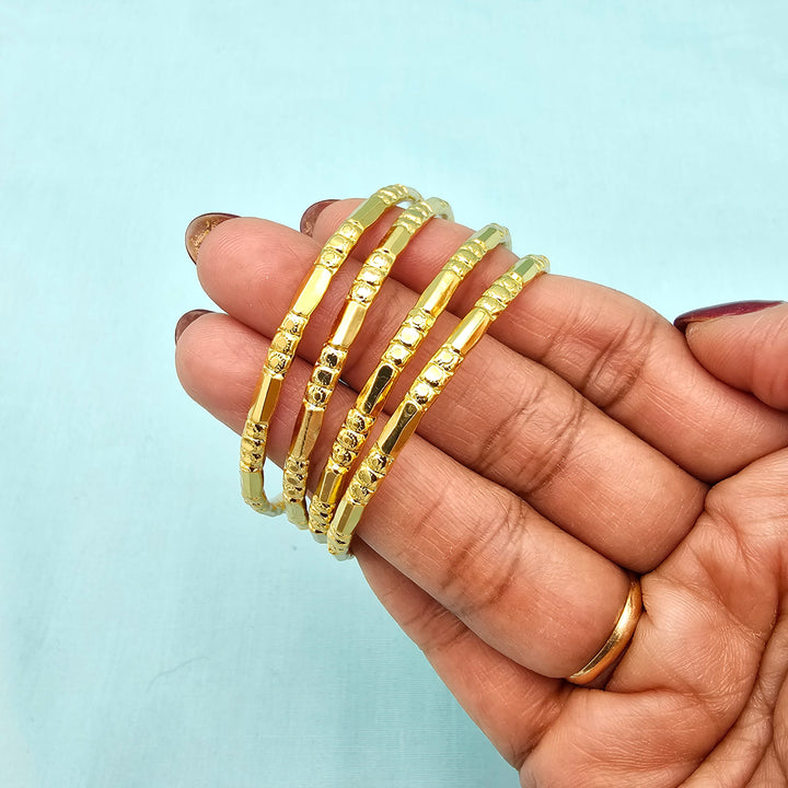 Kids Plain Bangles 4Pc