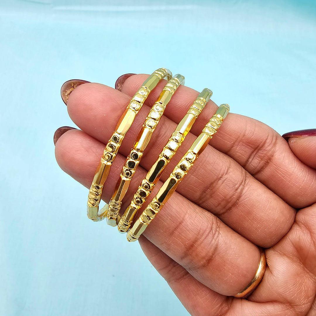 Kids Plain Bangles 4Pc