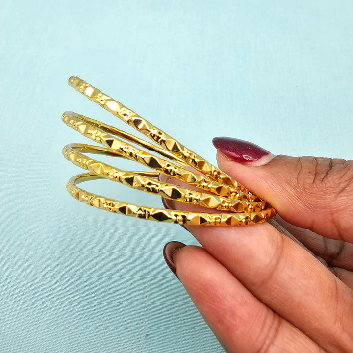 Plain Bangles 4Pc