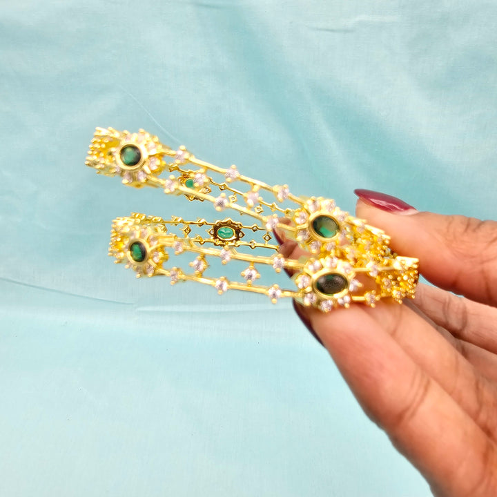 White CZ Bangles