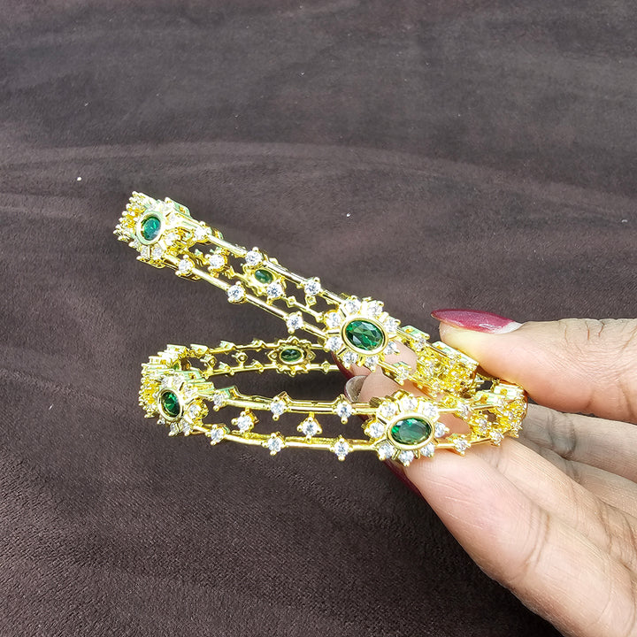 White CZ Bangles
