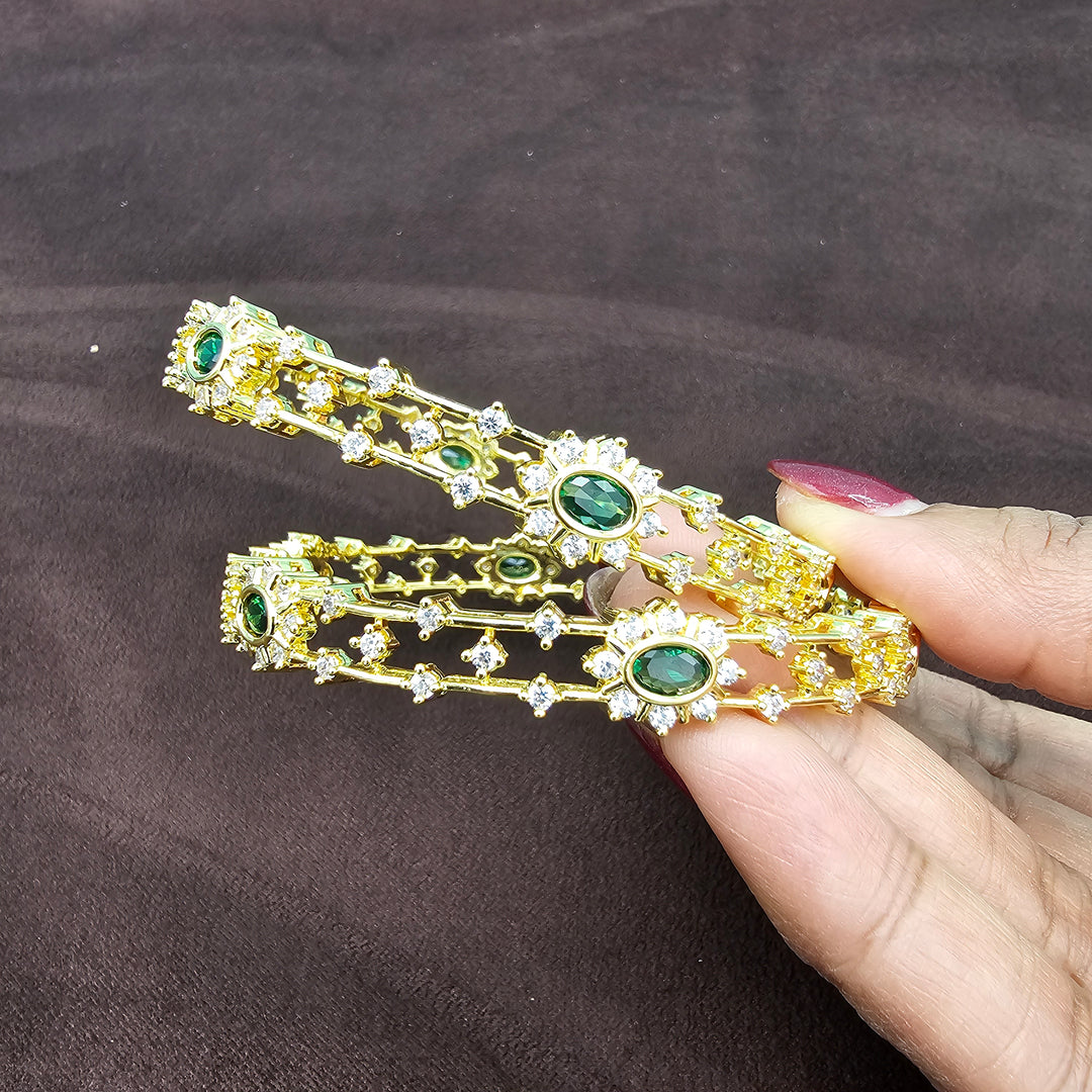 White CZ Bangles
