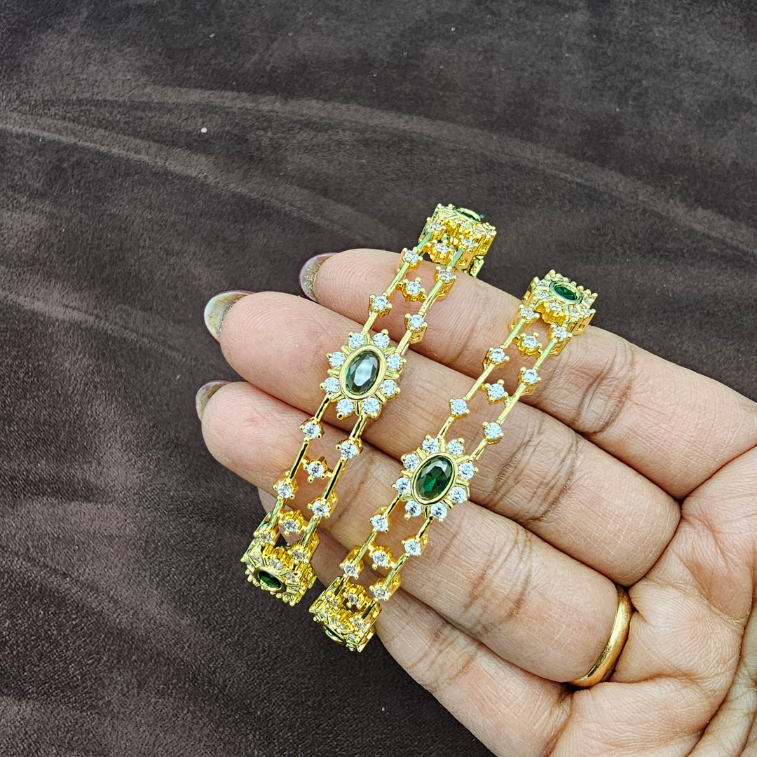 White CZ Bangles