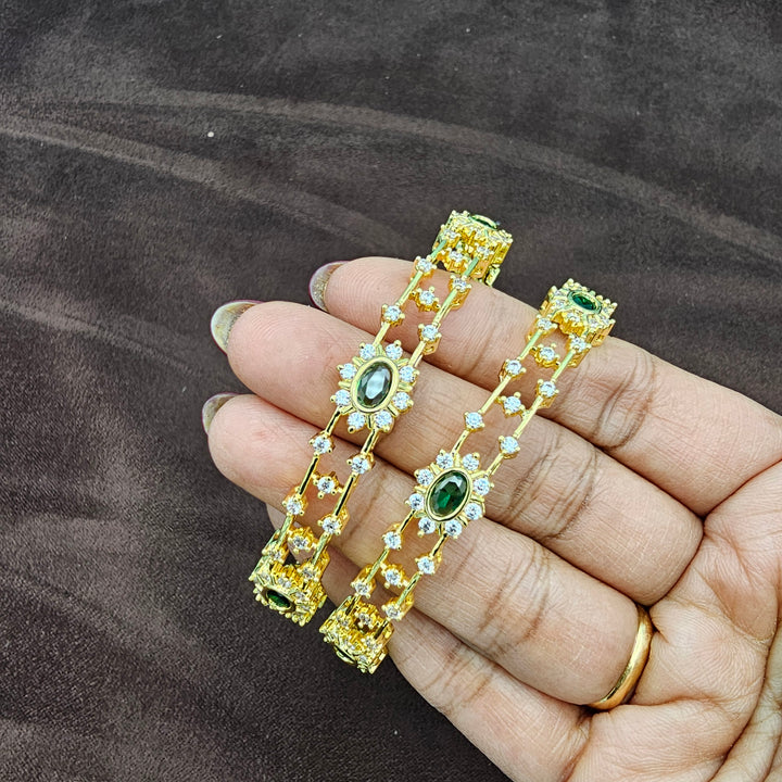White CZ Bangles