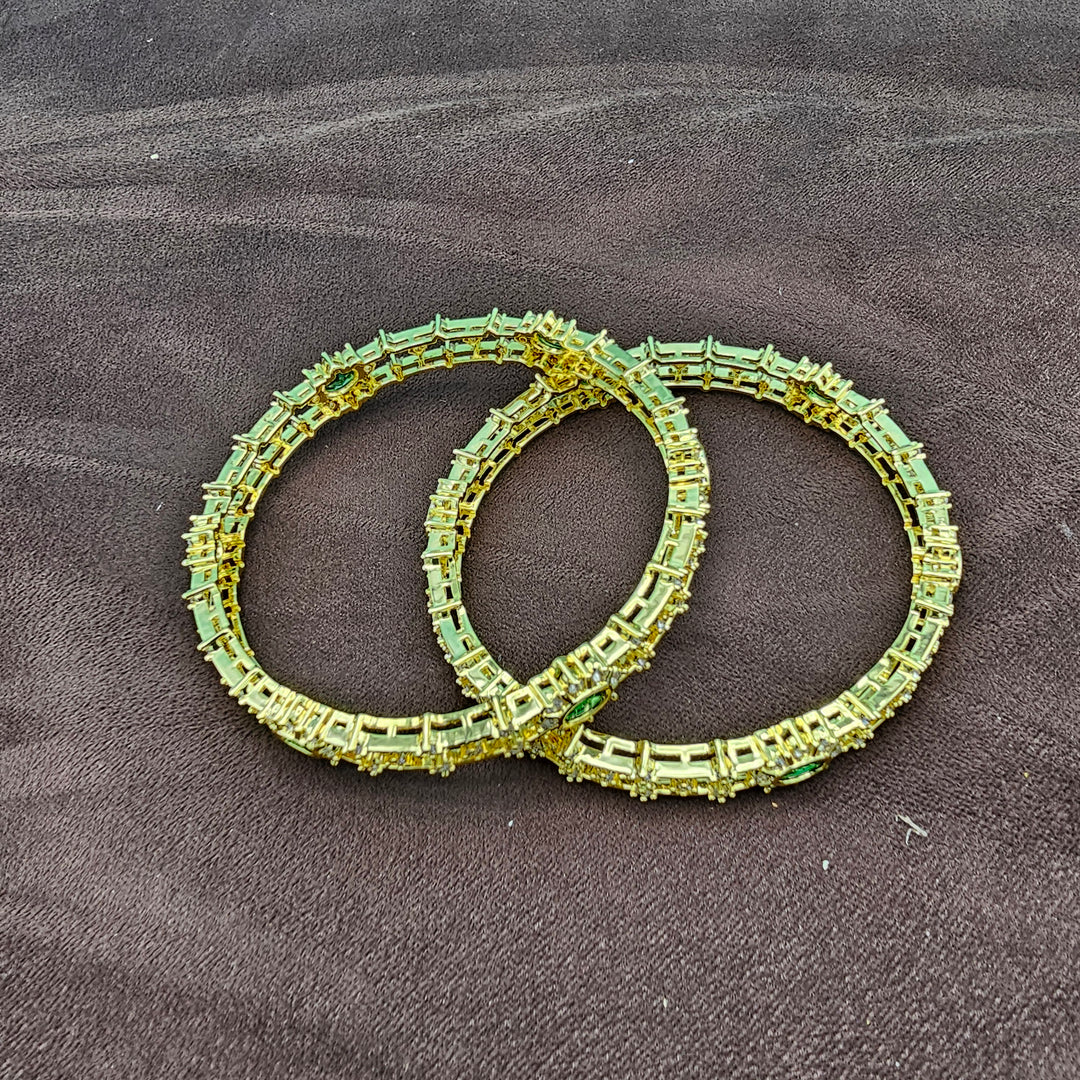 White CZ Bangles
