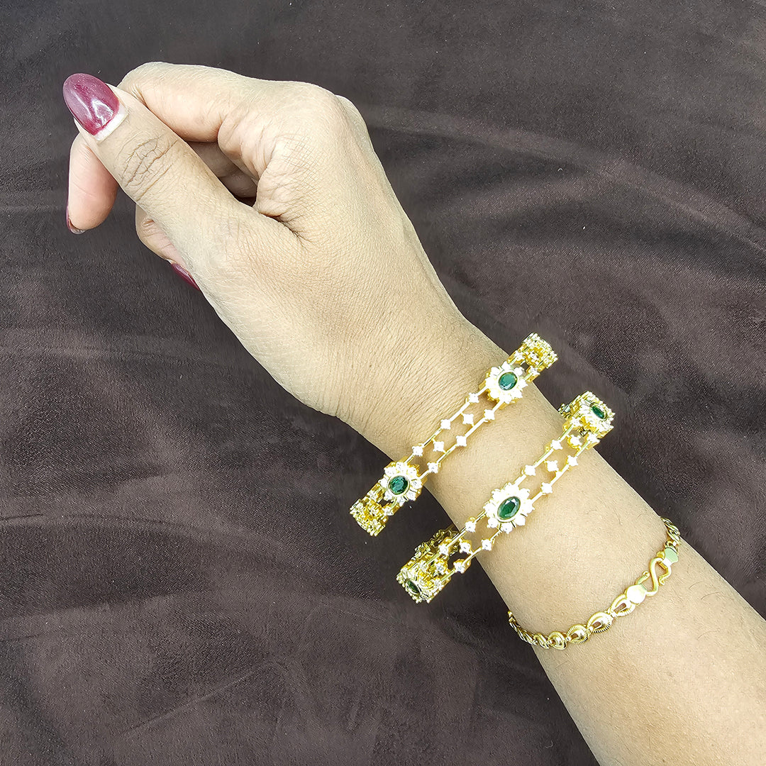 White CZ Bangles
