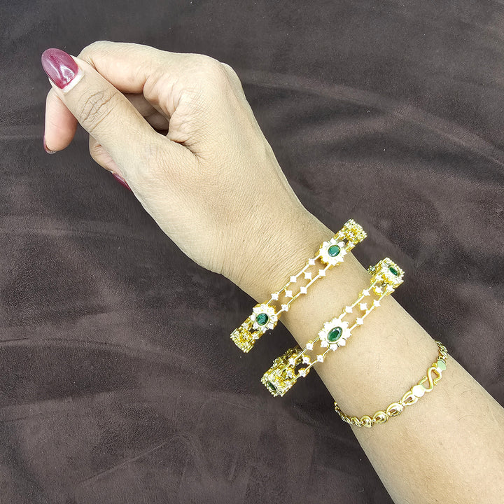 White CZ Bangles