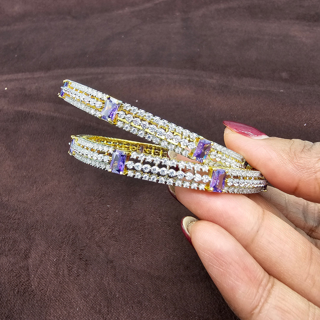 Amethyst Stone Bangles