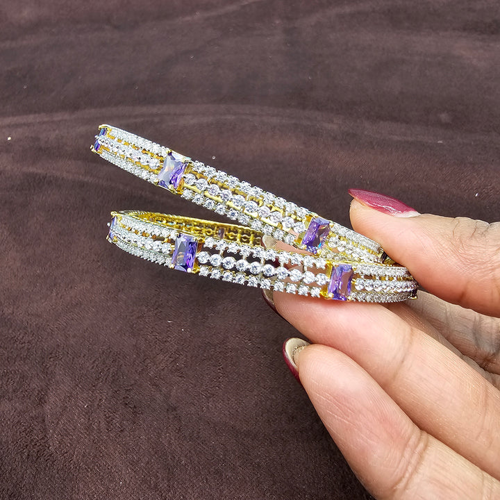 Amethyst Stone Bangles