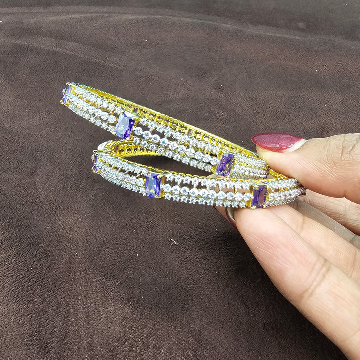 Amethyst Stone Bangles