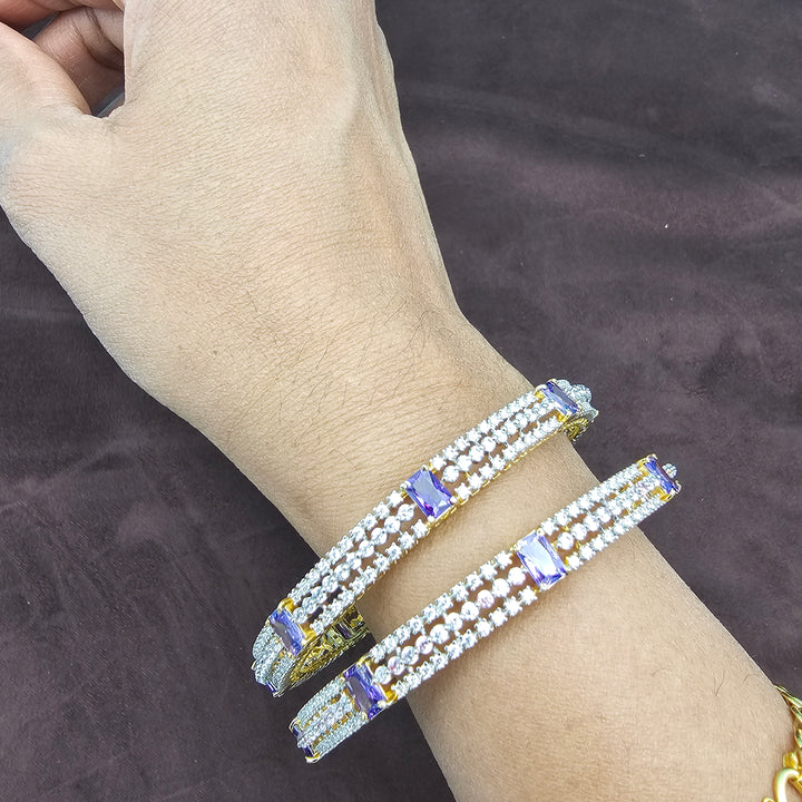 Amethyst Stone Bangles