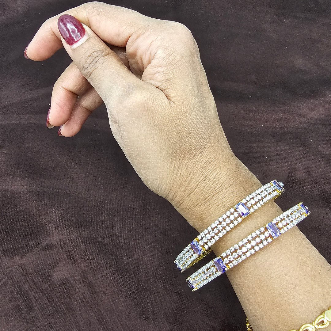 Amethyst Stone Bangles