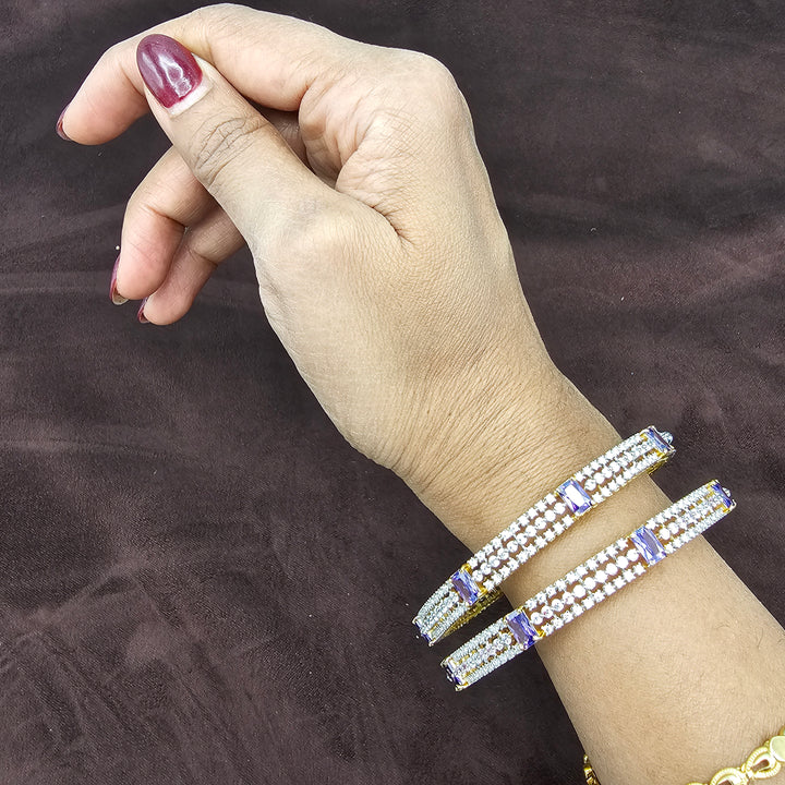 Amethyst Stone Bangles