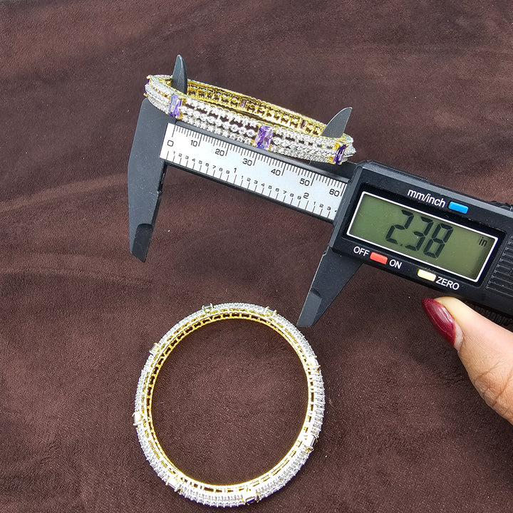 Amethyst Stone Bangles