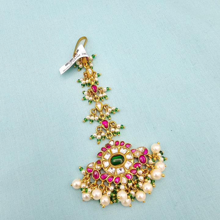 multi Kundan Tikka